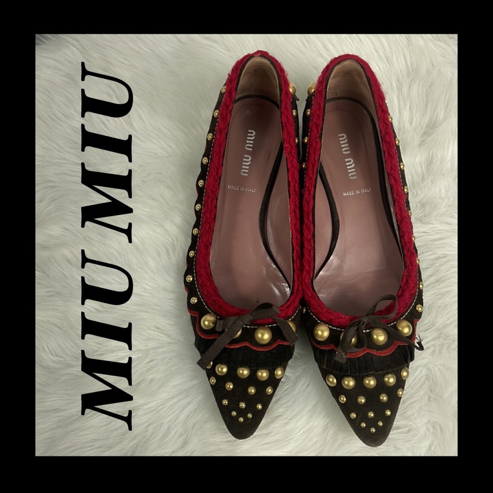 MIU MIU SLIP ON’S